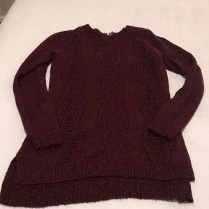 Burgundy sweater